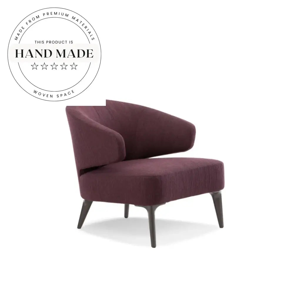 Modern Italian Fabric Recliner Lounge Chair - Living Room Leisure Armchair