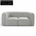 Modern Italian Fabric Sofa Set - Solid Wood Frame for Home & Office