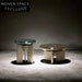 Modern Italian Fiberglass Resin Round Accent Coffee Table