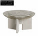 Modern Italian Fiberglass Resin Round Accent Coffee Table