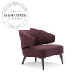 Modern Italian Grey Fabric Recliner Lounge Chair for Living Room & Hotel