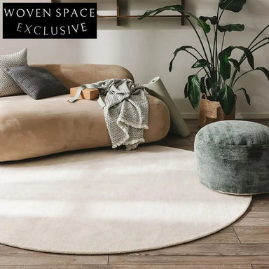 Modern Italian Luxury Black Minimalist Folding Design Solid Color Carpet