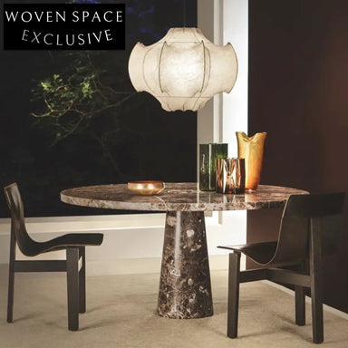 Modern Italian Luxury Natural Marble Round Dining Table for Home or Hotel