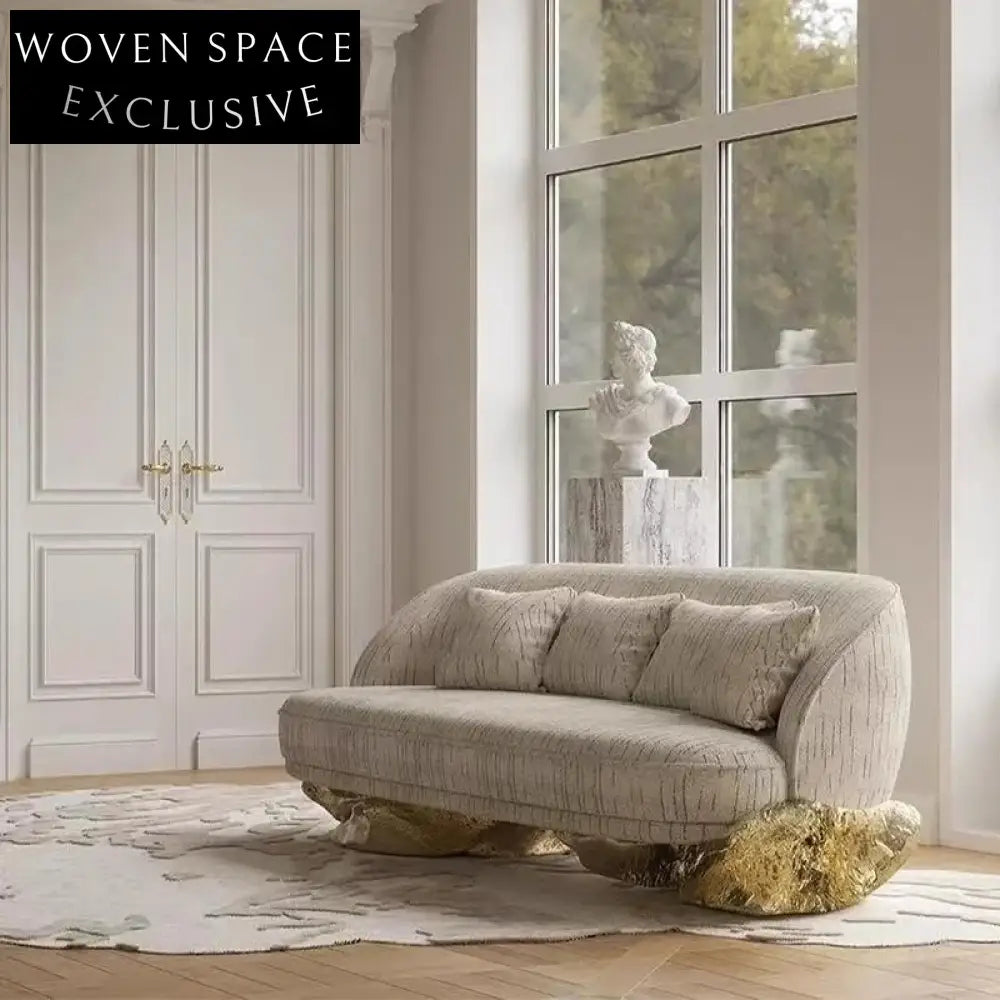 Modern Italian Luxury Sectional Fabric Sofa Set for Home or Hotel