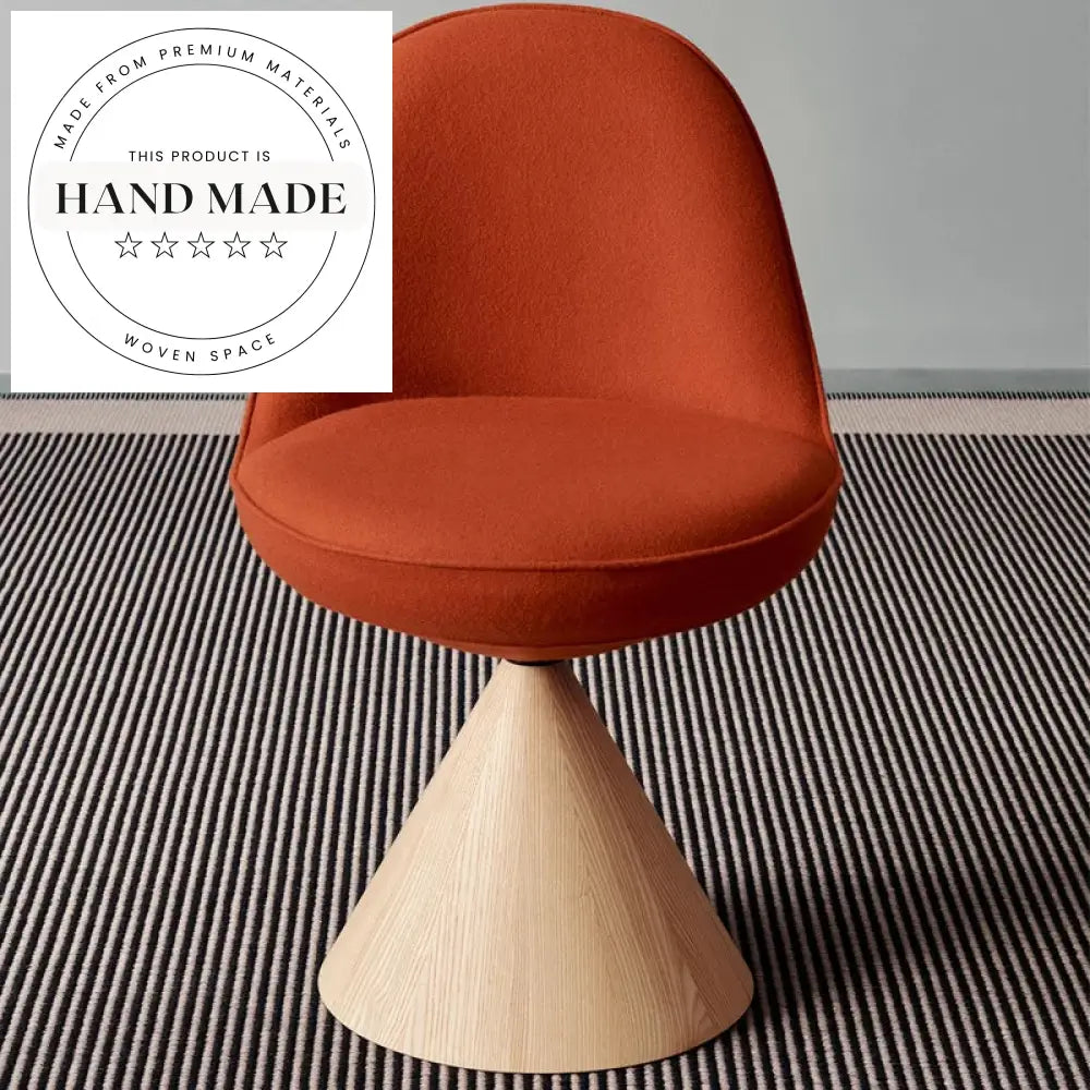 Modern Italian Luxury Swivel Back Fabric Dining Chair for Home Office