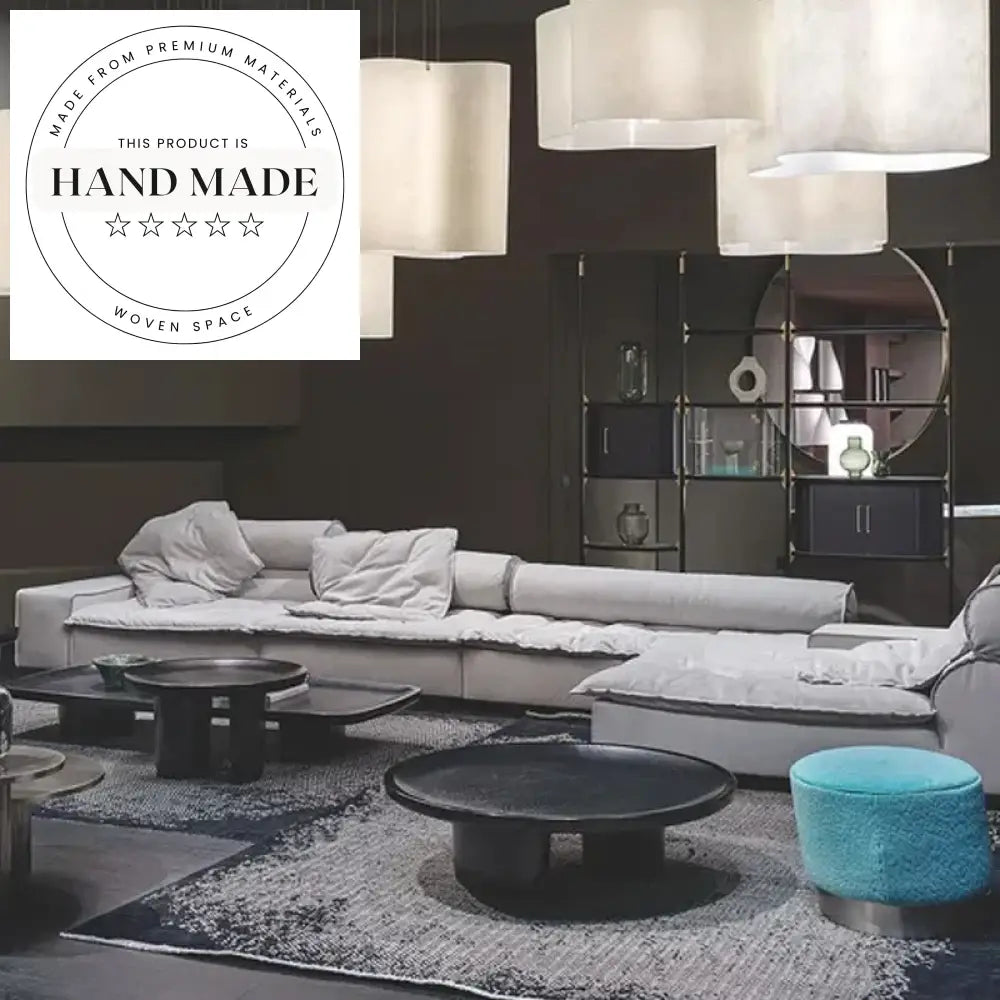 Modern Italian Modular Fabric Sectional Adjustable Living Room Sofa