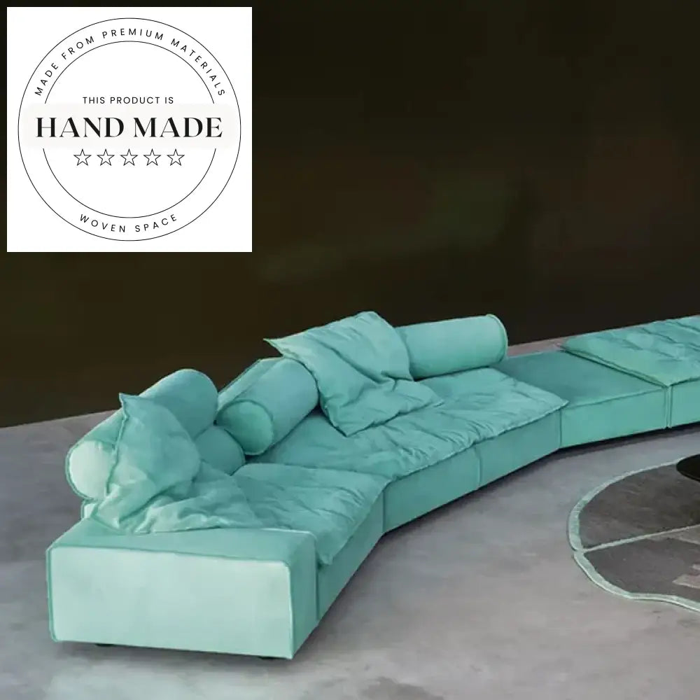 Modern Italian Modular Fabric Sectional Adjustable Living Room Sofa