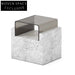 Modern Italian Natural Marble Glass Top Living Room Side End Table