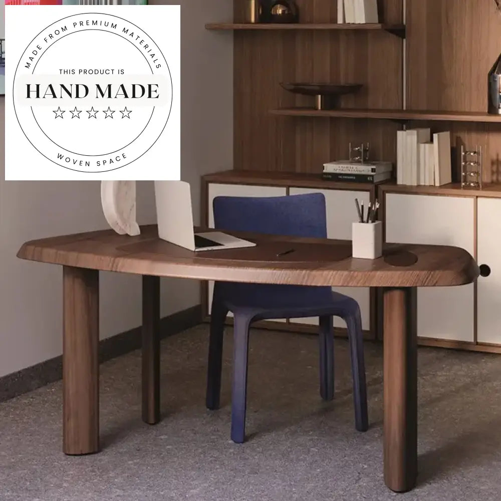 Modern Italian Solid Wood Executive Home Office Table Writing Desk