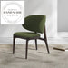 Modern Italian Solid Wood Upholstered Accent Dining Chair for Commercial Use
