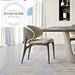 Modern Italian Solid Wood Upholstered Accent Dining Chair for Commercial Use