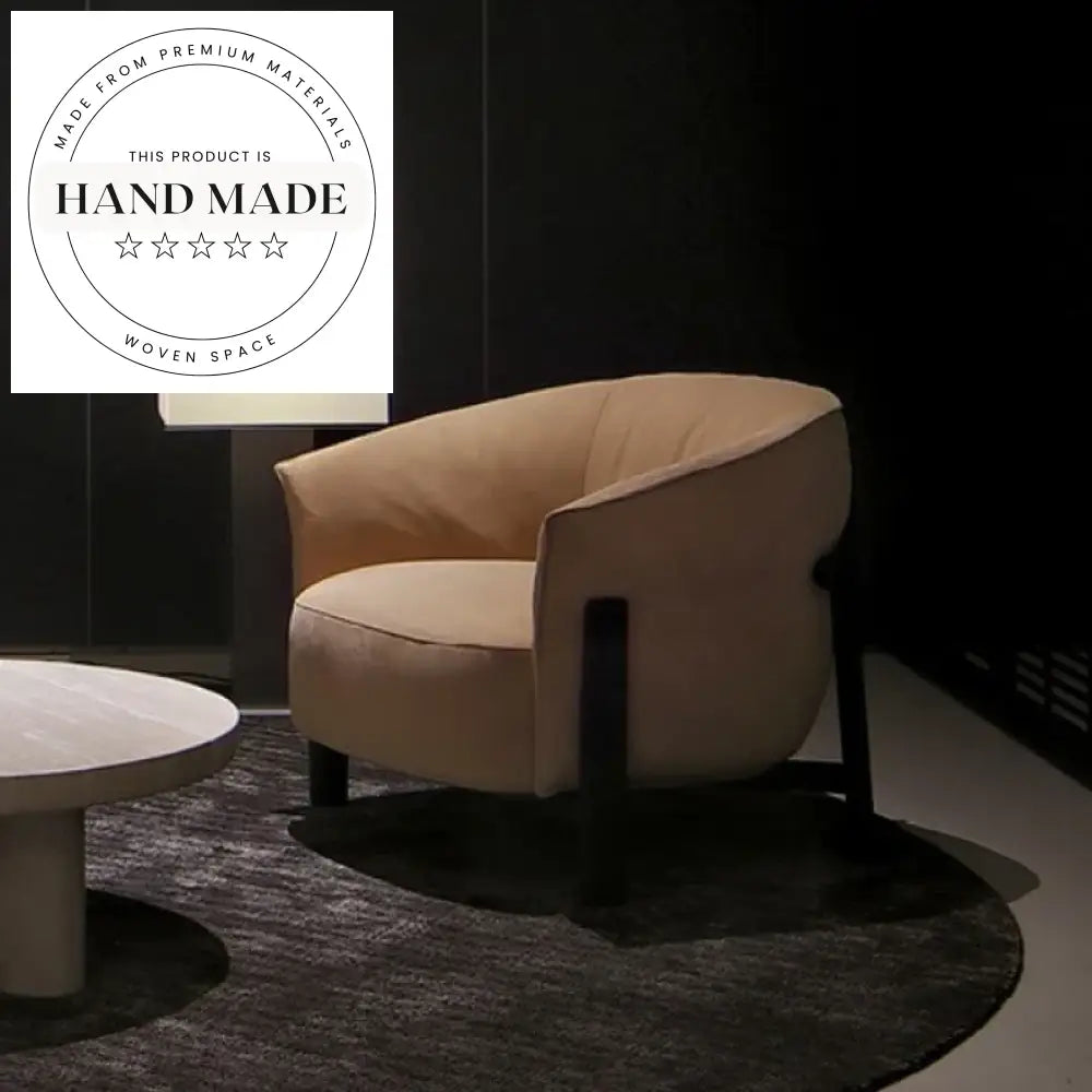 Modern Italian Style Fabric Recliner Living Room Leisure Chair