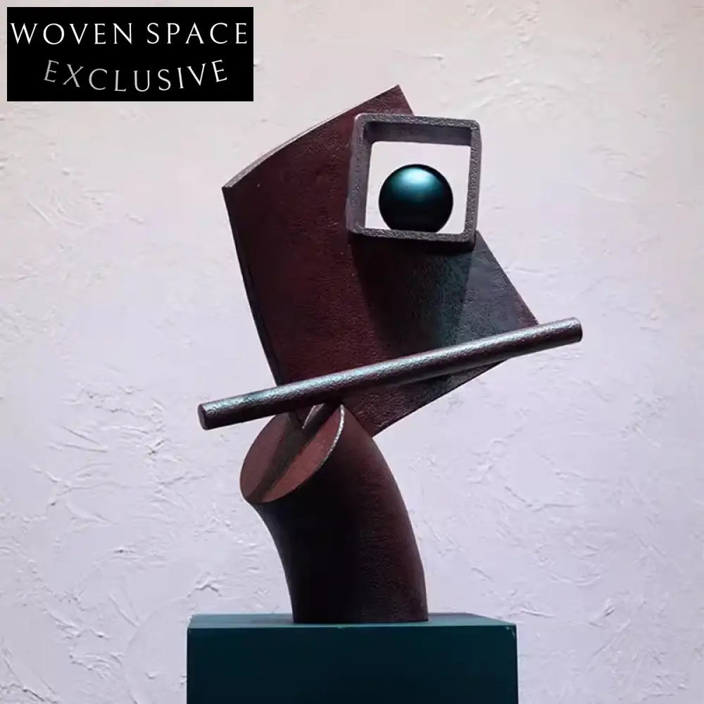 Modern Italian Style Irregular Resin Art Sculpture for Home Office Ornament