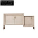 Modern Italian Style Solid Wood TV Media Console Cabinet with Drawers
