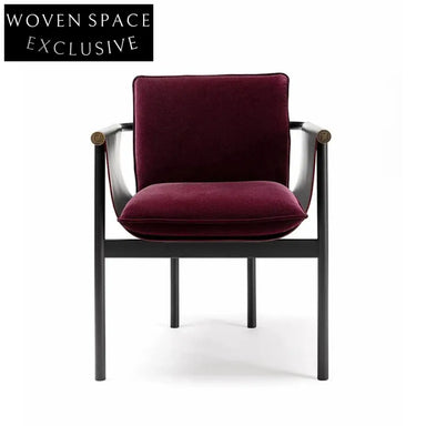 Modern Italian Style Stainless Steel Living Room Leisure Armchair