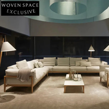 Modern Italian Style Synthetic Leather Living Room Sofa Set