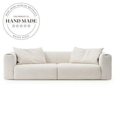 Modern Italian Style Tufted Sectional L-Shaped Fabric Velvet Sofa