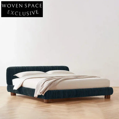 Modern Italian Upholstered King Size Designer Bed Frame