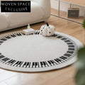 Modern Italian Wool Handmade Geometric Black White Area Rug for Living Rooms