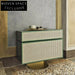 Modern Japanese Rattan Cabinet - Ash Wood Living Room Storage with Drawers