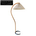 Modern Japanese Retro Arc Floor Lamp, Living Room Bedroom Reading LED Light