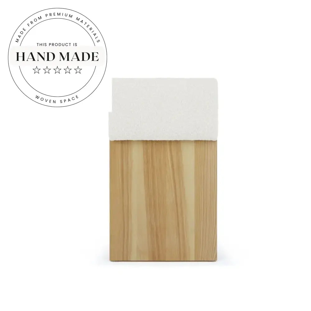 Modern Japanese Style Wooden Frame Fabric Upholstered Dining Chair