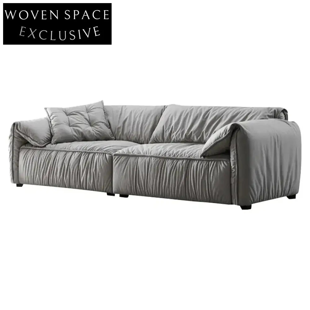 Modern L-Shape Green Fabric Sectional Sofa for Contemporary Living Spaces