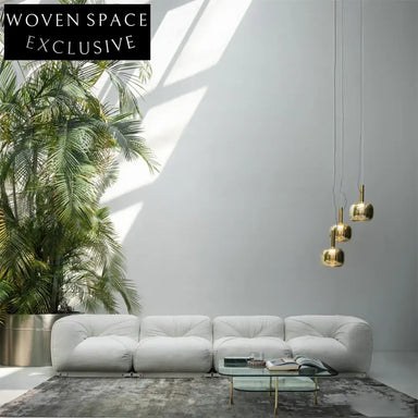 Modern L-Shaped Sectional Sofa Set Fabric Upholstery Modular Living Room Couch