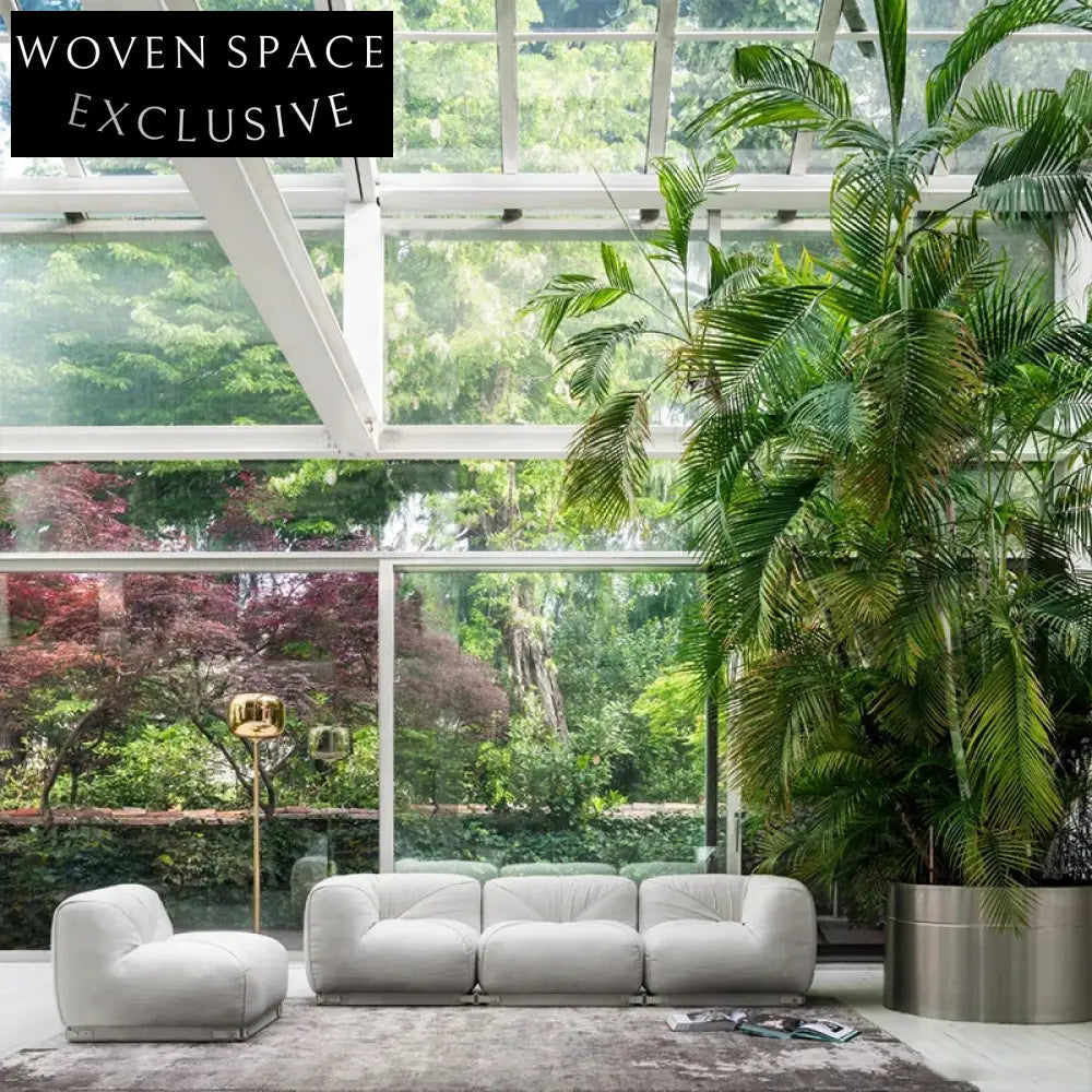 Modern L-Shaped Sectional Sofa Set Fabric Upholstery Modular Living Room Couch