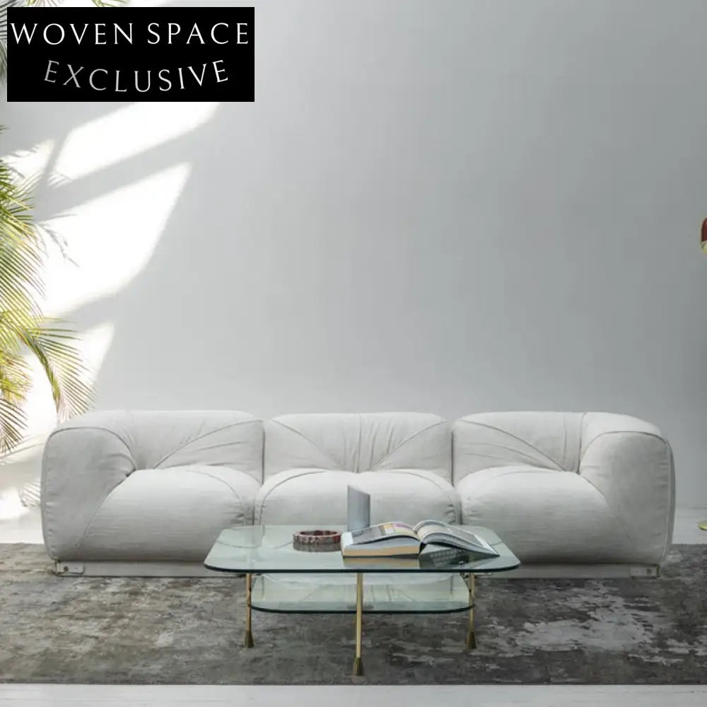 Modern L-Shaped Sectional Sofa Set Fabric Upholstery Modular Living Room Couch