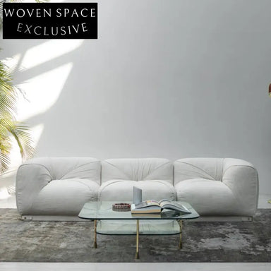 Modern L-Shaped Sectional Sofa Set Fabric Upholstery Modular Living Room Couch