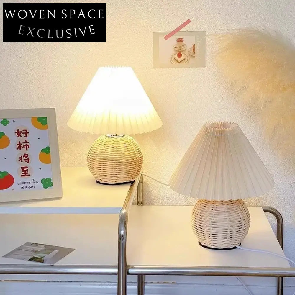 Modern LED Dimming Fabric Lampshade Table Lamp for Bedroom Desk Decor