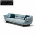 Modern Light Luxury Comfortable Linen Fabric Three-Seat Sectional Sofa
