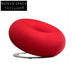 Modern Liquid Soft Fabric Doughnut Ottoman - Contemporary Lounge Room Furniture