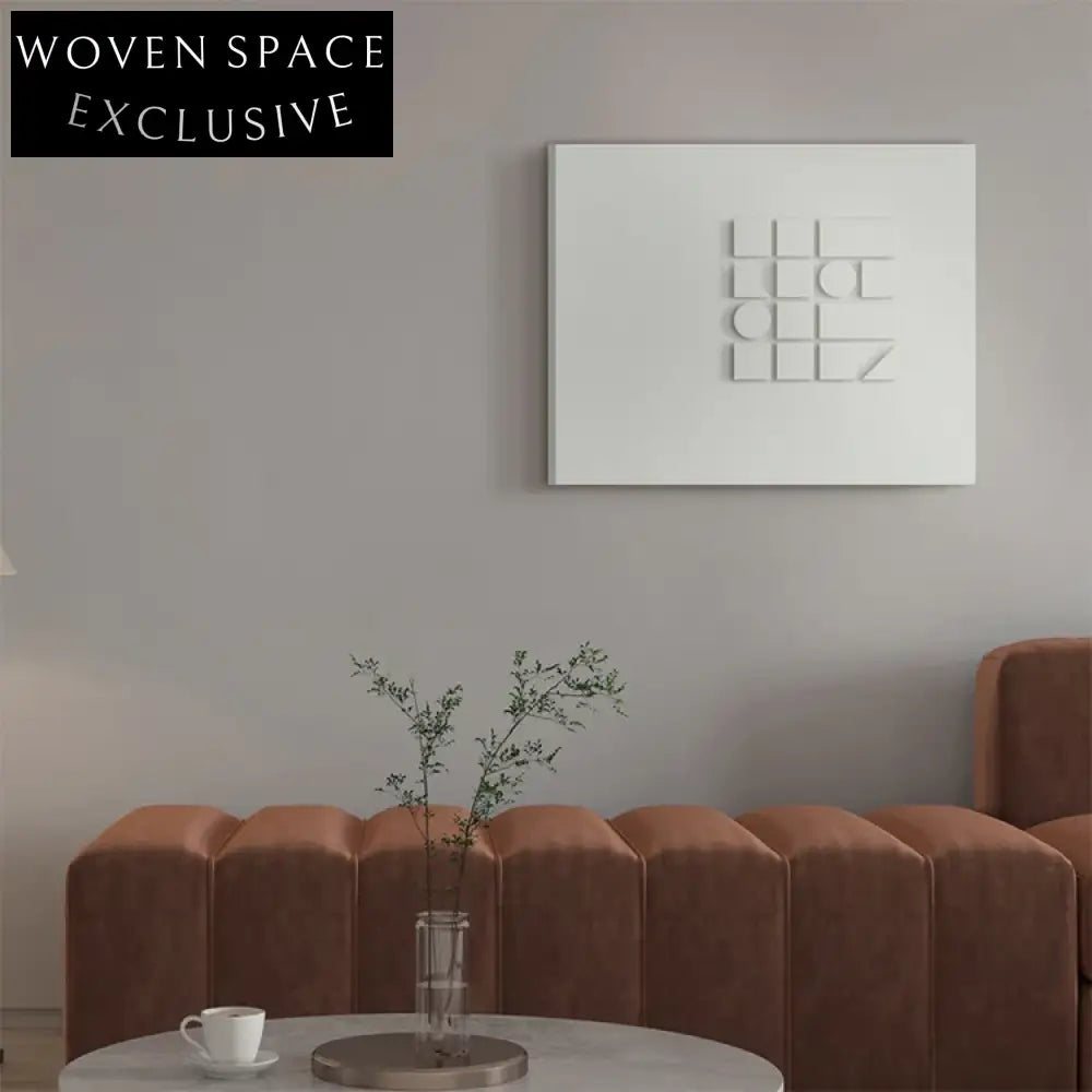 Modern Living Room Bedroom Handmade Wooden 3D Wall Art Panel