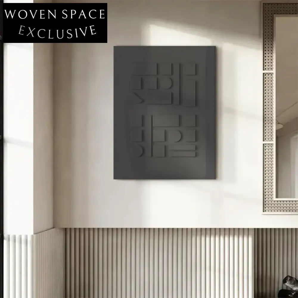 Modern Living Room Bedroom Handmade Wooden 3D Wall Art Panel