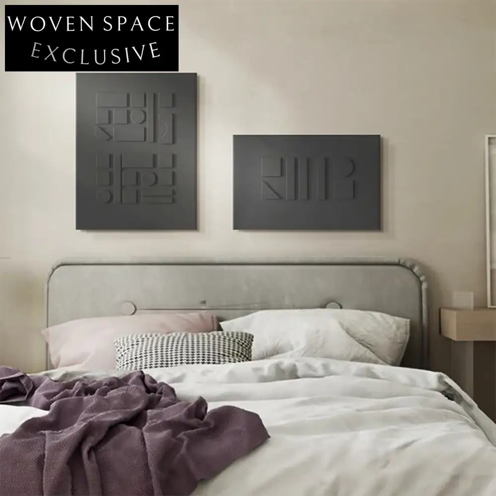 Modern Living Room Bedroom Handmade Wooden 3D Wall Art Panel