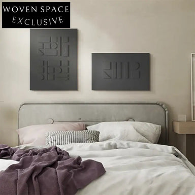 Modern Living Room Bedroom Handmade Wooden 3D Wall Art Panel