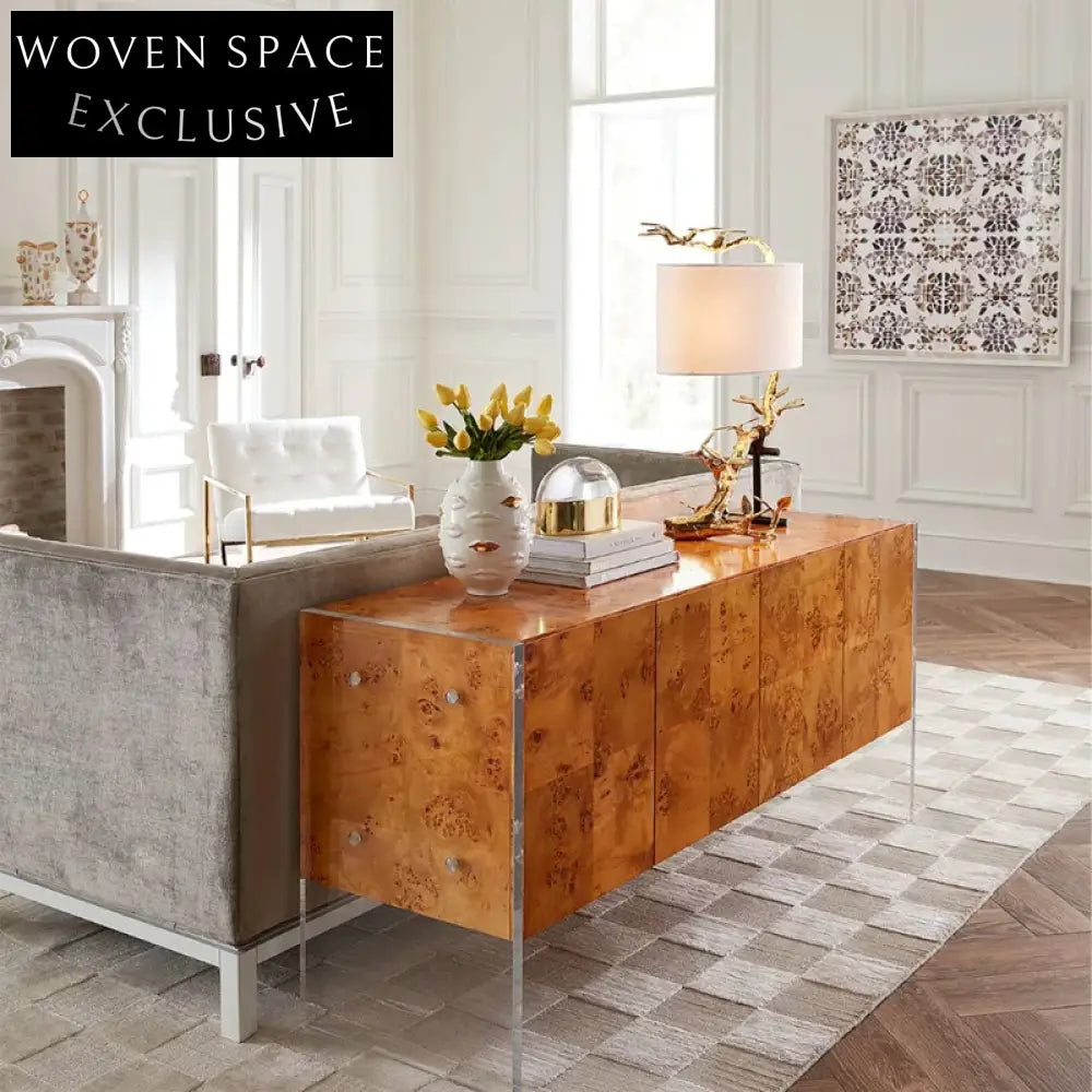 Modern Living Room Storage Buffet Sideboard with Drawers and Console Cabinet