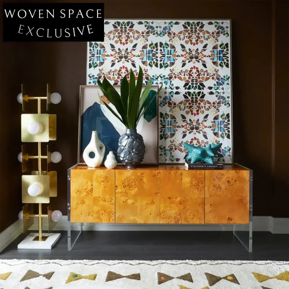 Modern Living Room Storage Buffet Sideboard with Drawers and Console Cabinet