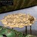 Modern Lotus Leaf Copper Metal Side Table for Living Room Coffee Table