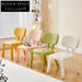 Modern Low Height White PP Plastic Stackable Kid Dining Chair for Home