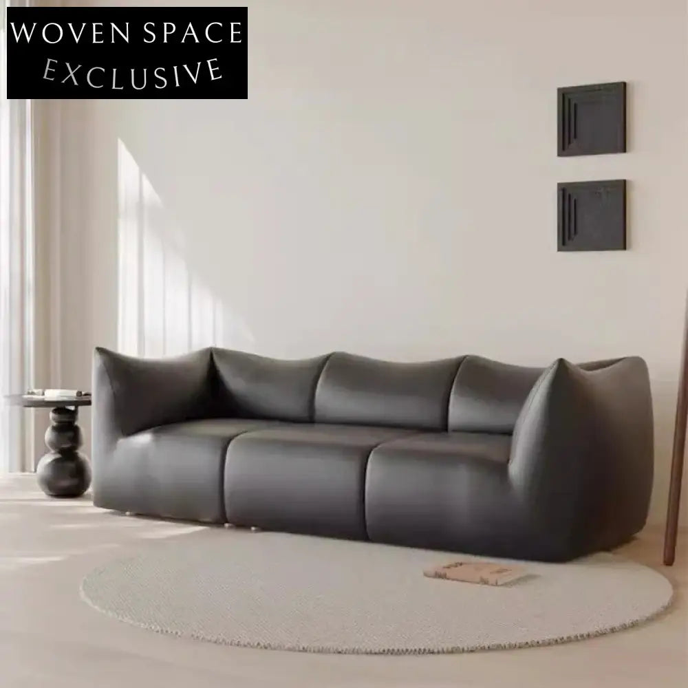 Modern Low Reading Fabric Leather Living Room Lounge Armchair