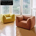 Modern Low Reading Fabric Leather Living Room Lounge Armchair