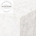 Modern Luxury 50cm Square Natural Marble Stone Side Table