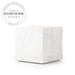 Modern Luxury 50cm Square Natural Marble Stone Side Table