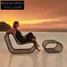Modern Luxury Aluminum Frame Rope Poolside Outdoor Lounge Chair