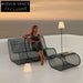 Modern Luxury Aluminum Frame Rope Poolside Outdoor Lounge Chair