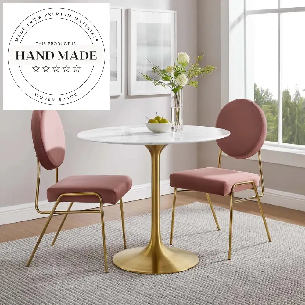 Modern Luxury Banquet Bistro Metal Round Dining Table for Commercial Use