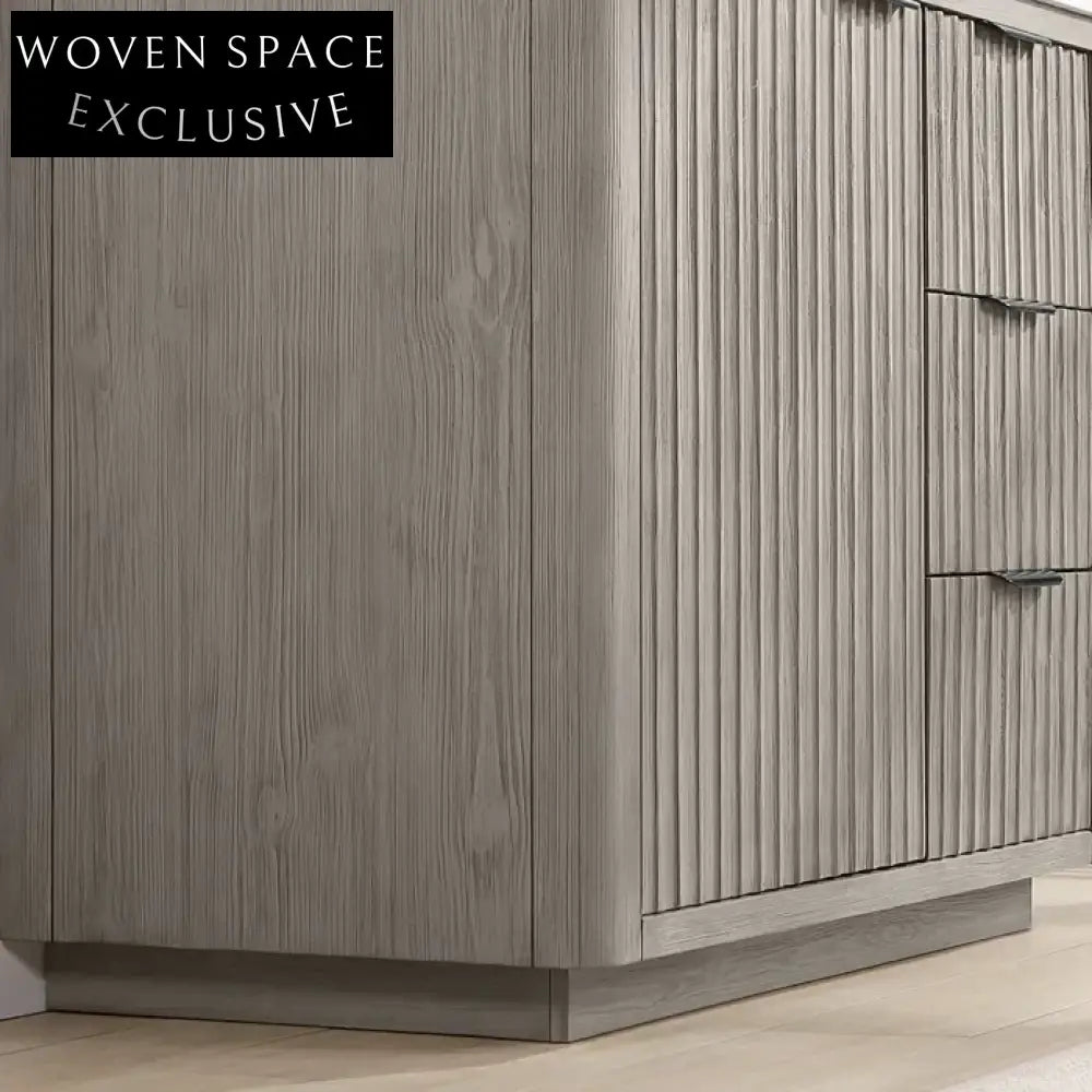 Modern Luxury Bathroom Vanity Sink Basin Cabinet Set with Soft-Close Drawers